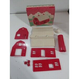 Plasticville BN-1 O/S Gauge Model Railroad Scenery Farm Barn w/Box
